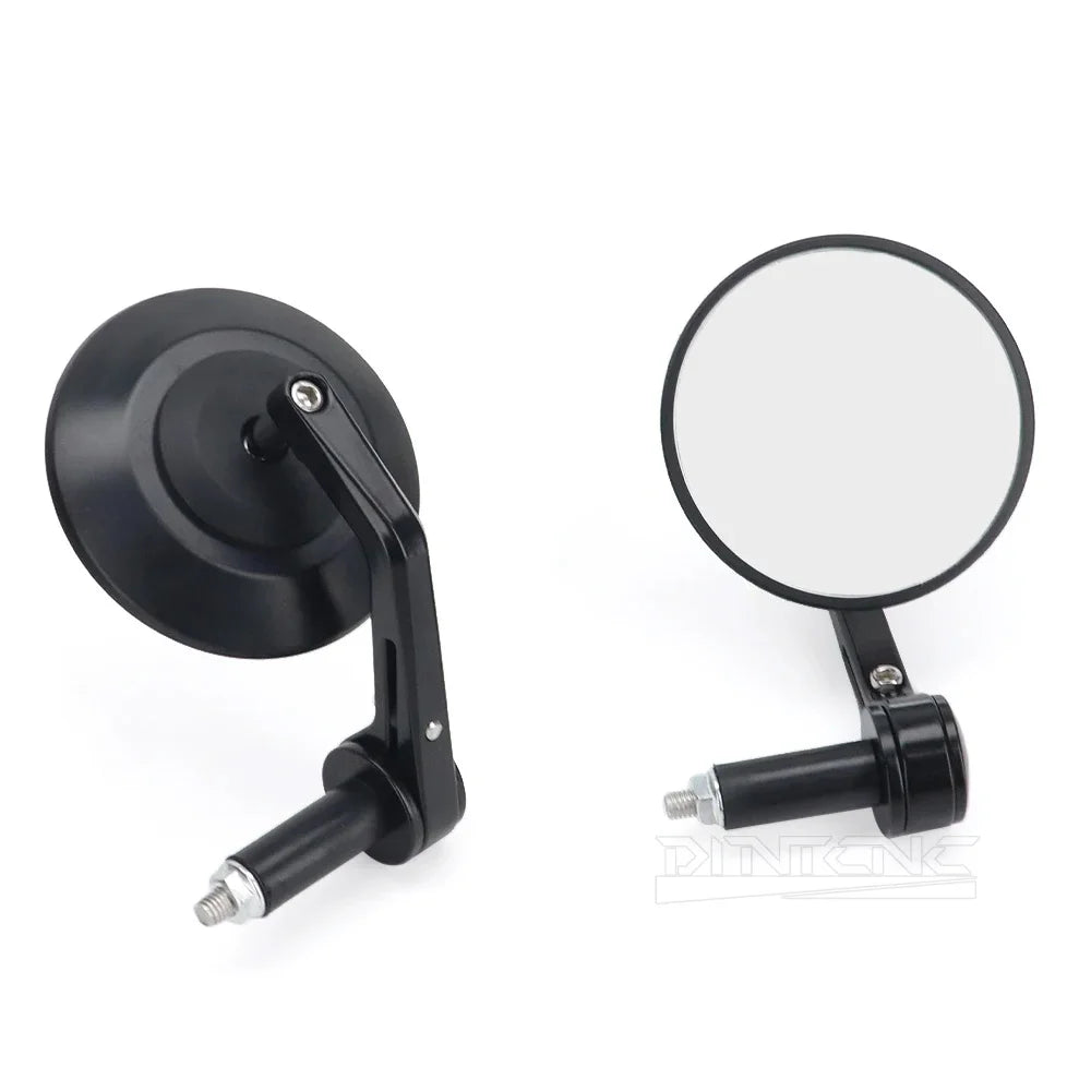 Motorcycle Accessories Bicycle Tram Off-Road Vehicle All-Terrain Universal Handlebar End Rearview Mirrors 95MM Glass Side Mirror