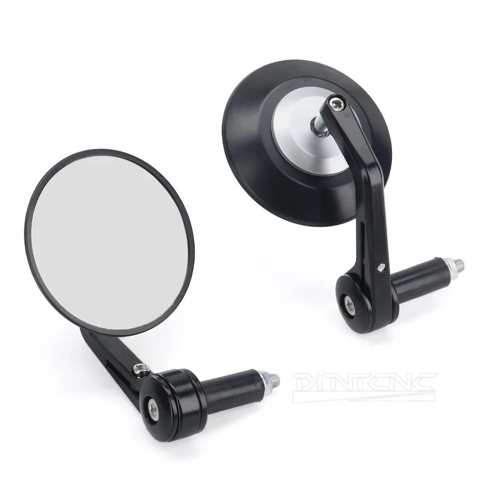 Motorcycle Accessories Bicycle Tram Off-Road Vehicle All-Terrain Universal Handlebar End Rearview Mirrors 95MM Glass Side Mirror