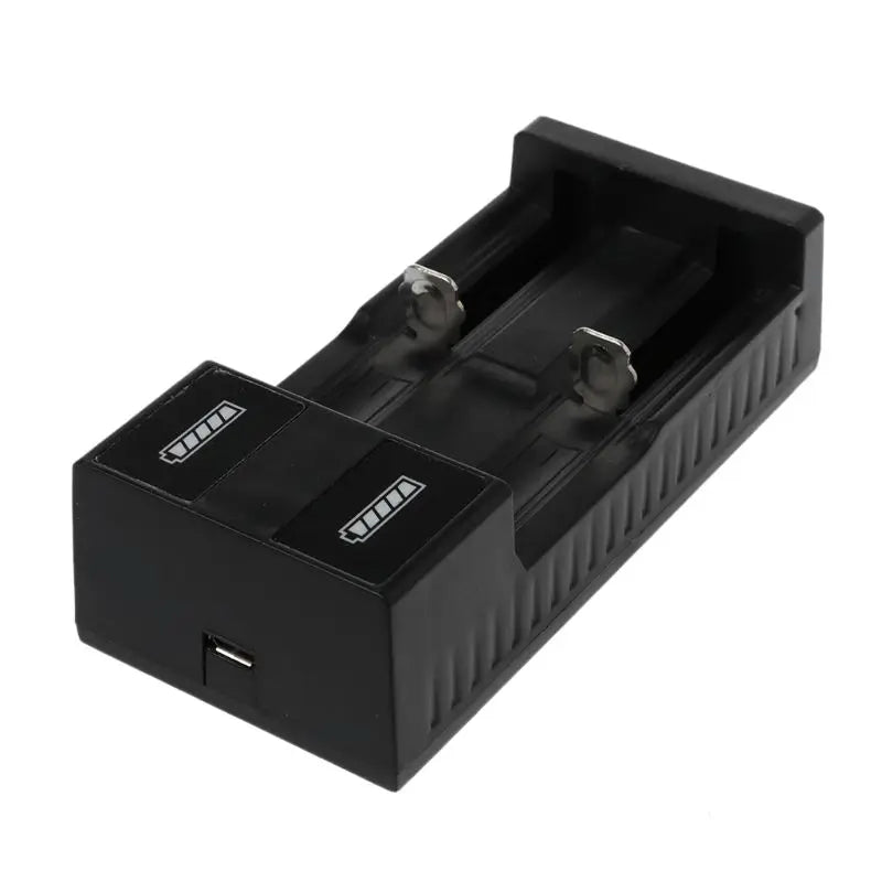 Portable 3.7V 18650 Portable 18350 26650 10440 USB Independent Li-ion Battery Charging Device 2 Slots