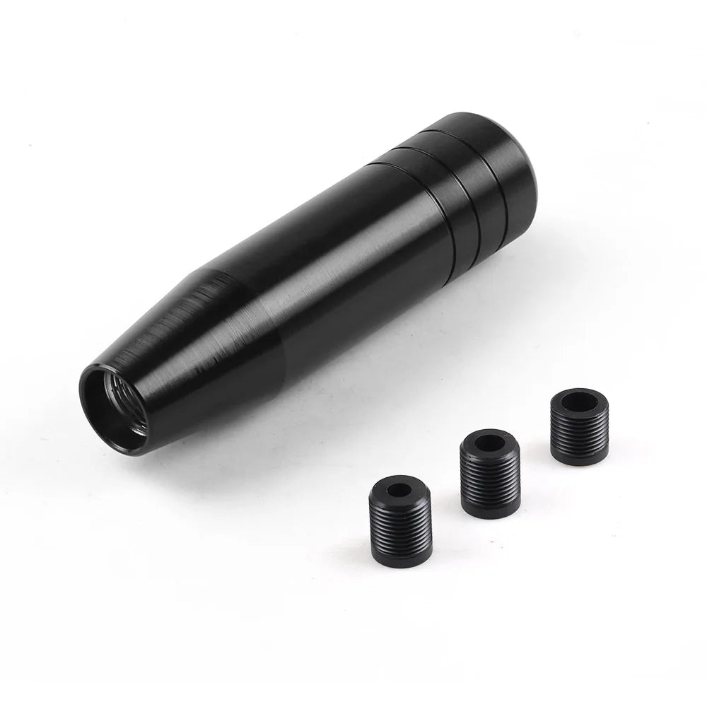 13CM Aluminum Gear Shift Knob Racing Car Universal Manual Transmission Shifter Lever Knob With three adapters