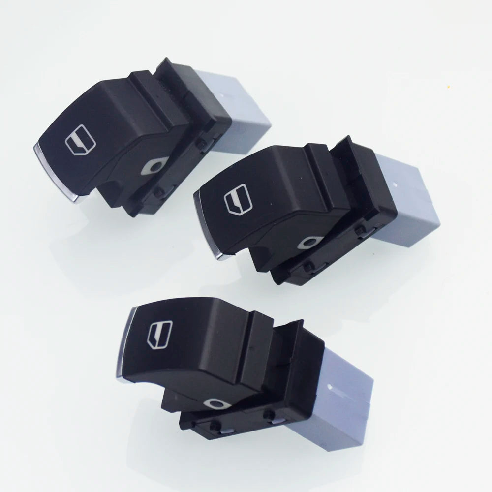 Chrome Headlight Switch+Power Window Master Switch For VW Golf 5 6 Mk5 6 Jetta 5 6 Passat B6 Touran SEAT 5ND941431B 5ND959855