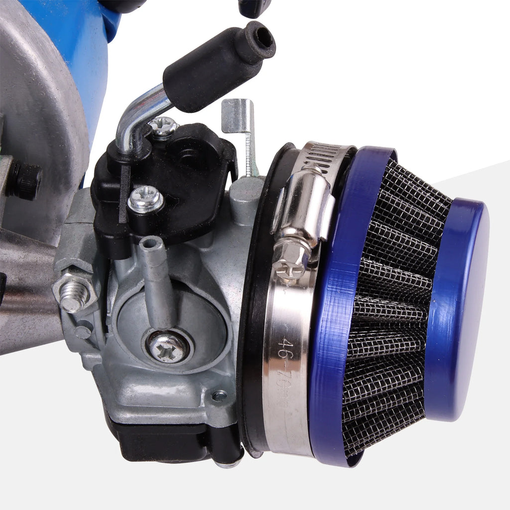 GOOFIT Blue 44-6 Modified Motorcycle Engine With HandleBar Throttle Cable for 2 Stroke 43cc 47cc 49cc ATV Mini Dirt Bike Scooter