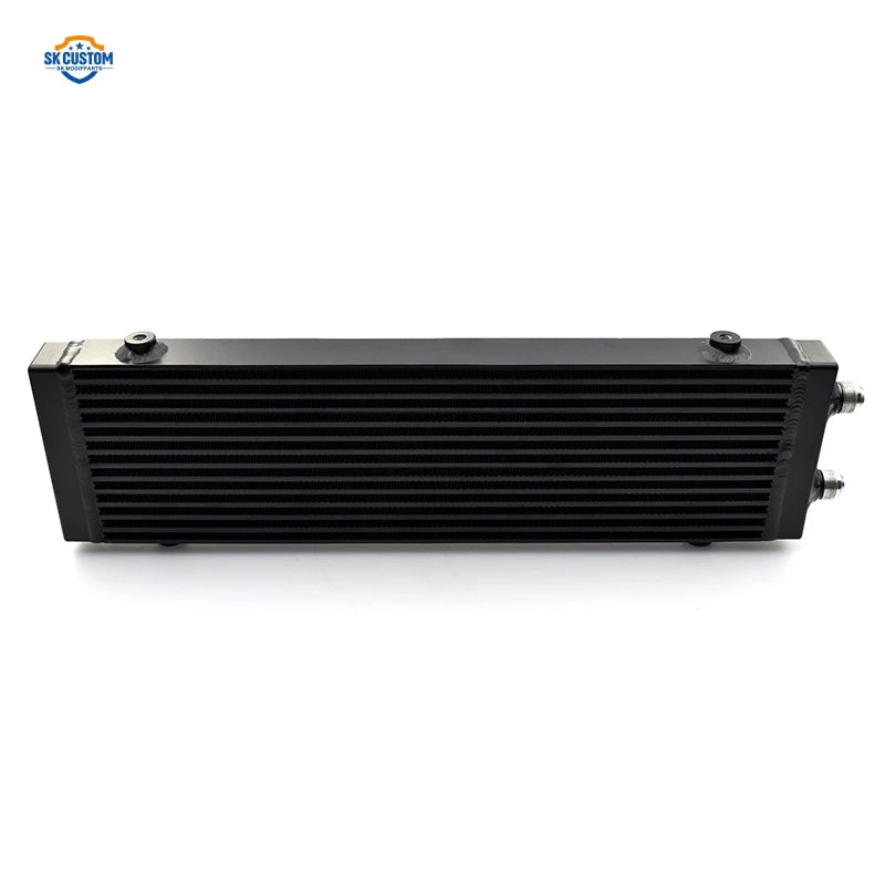 Universal Large Core 18.5X5.5X1.58 Inch Aluminum Dual Pass Bar and Plate Oil Cooler Heat Exchanger