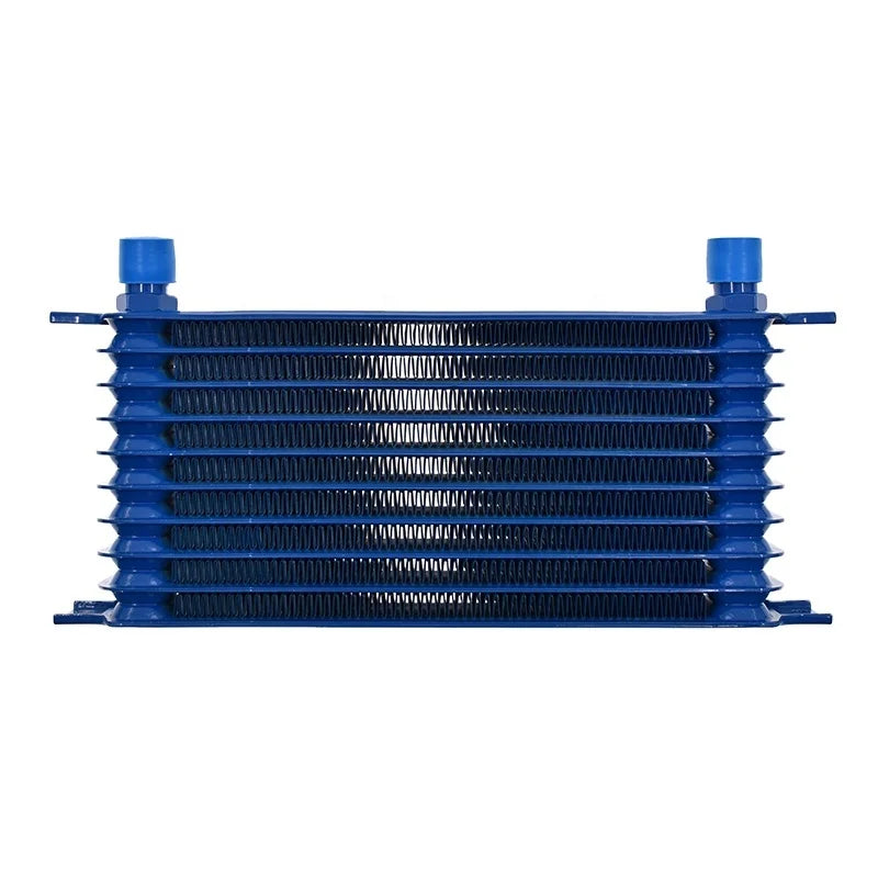 SK CUSTOM Universal Aluminum Racing 10 Row 13 Row 16 Row Engine Oil Cooler Blue Radiator Cooling