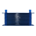 SK CUSTOM Universal Aluminum Racing 10 Row 13 Row 16 Row Engine Oil Cooler Blue Radiator Cooling