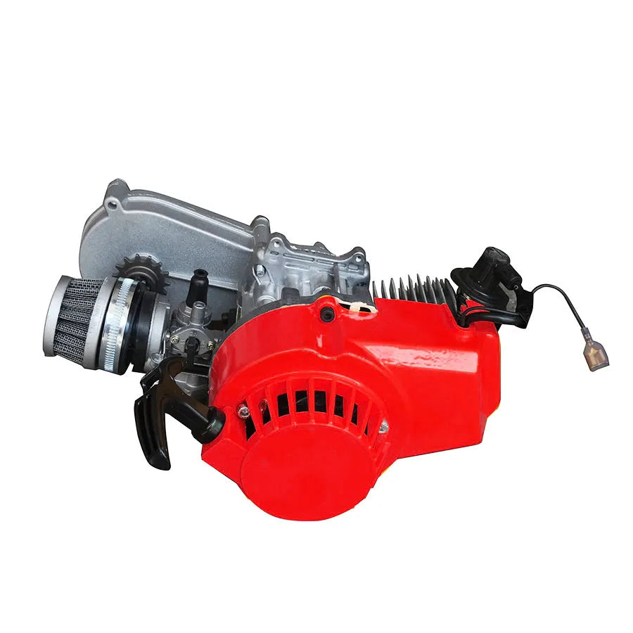 1E44-6 49cc Engine 2-Stroke Pull Start With Transmission Gear Box for Mini Moto ATV Pit Bike Quad Bike