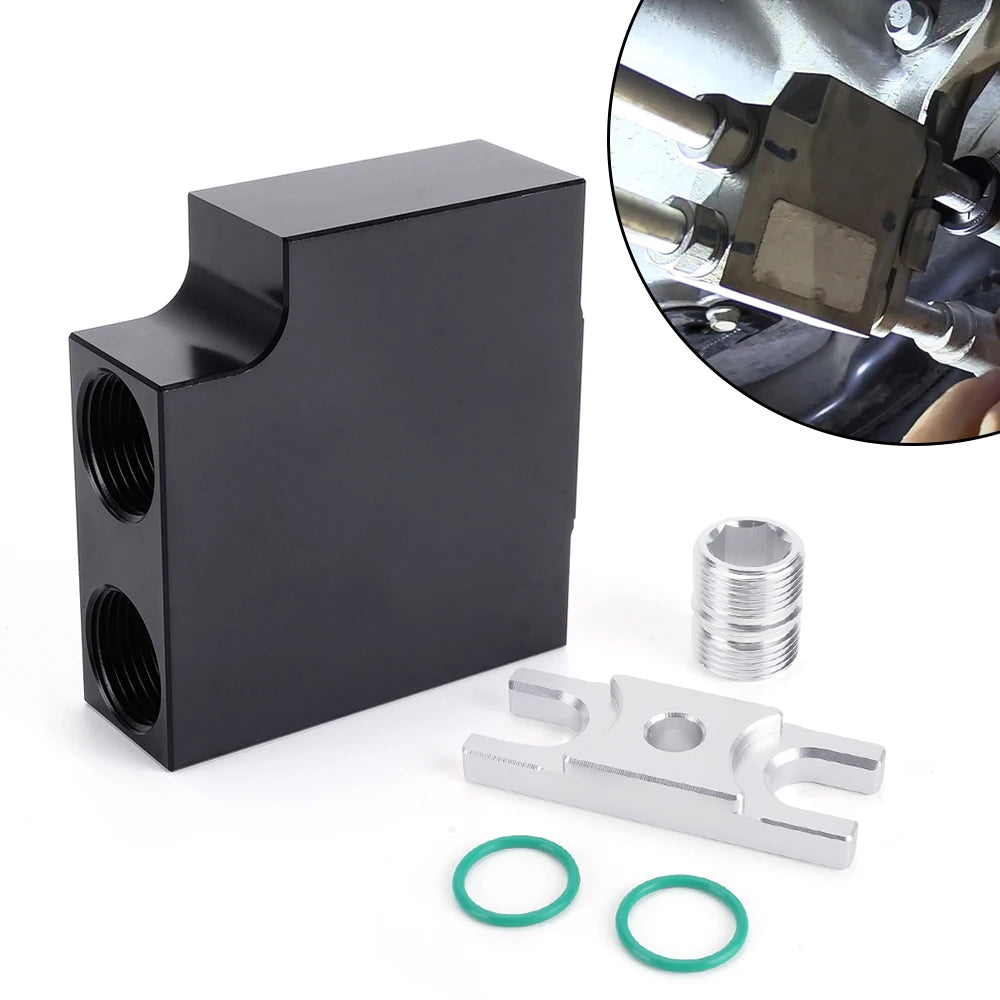 Free Shipping From US Thermal Bypass Valve Upgrade with Billet Filter Coupler for 2019+ 6.7L Cummins with 68RFE or Aisin AS69RC