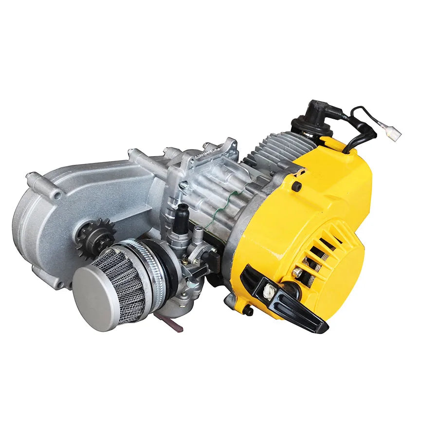 1E44-6 49cc Engine 2-Stroke Pull Start With Transmission Gear Box for Mini Moto ATV Pit Bike Quad Bike