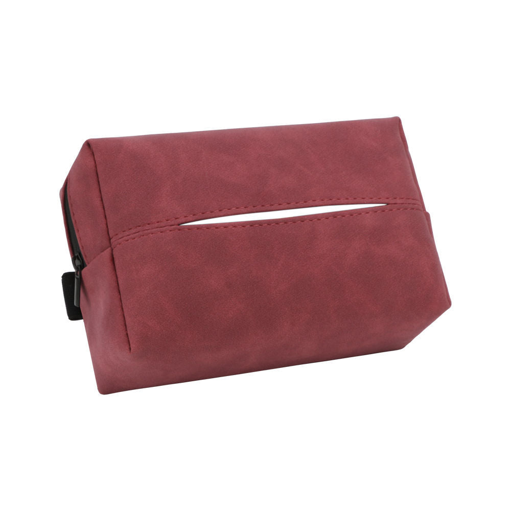 Car Tissue Box Suede Car Tissue Box Multifunctional Car Creative Hanging Bag Back Hanging Portable