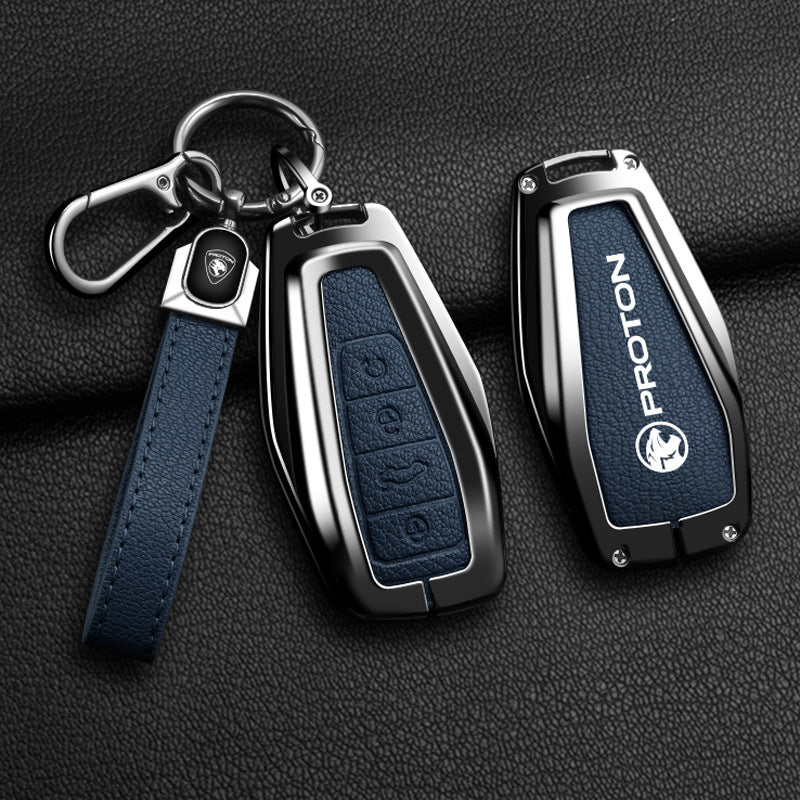 Suitable for Proton key set X50 car special high-end creative metal protection X70 key new bag buckle for men and women