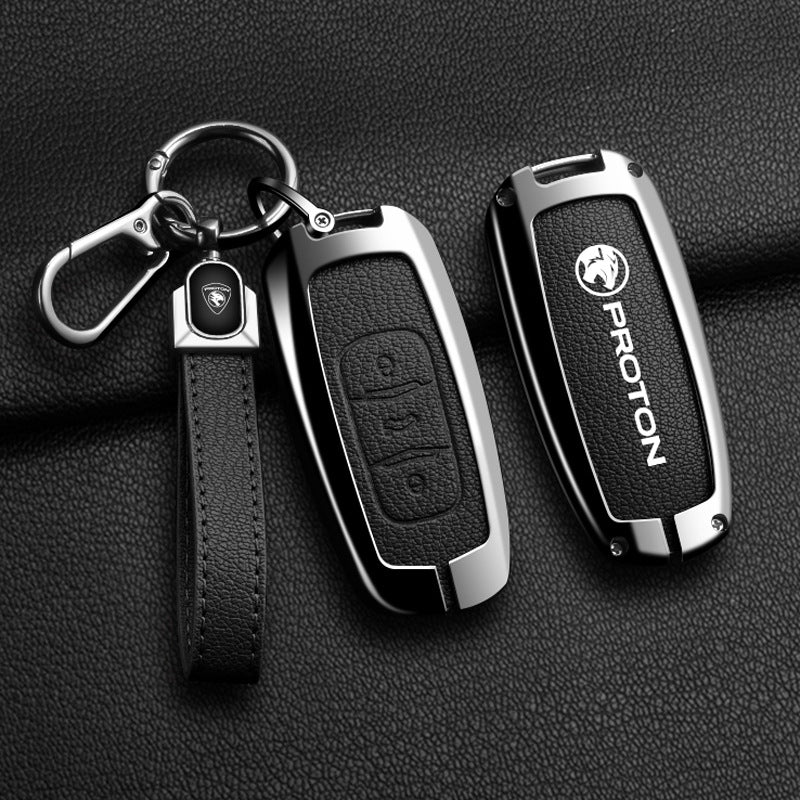 Suitable for Proton key set X50 car special high-end creative metal protection X70 key new bag buckle for men and women
