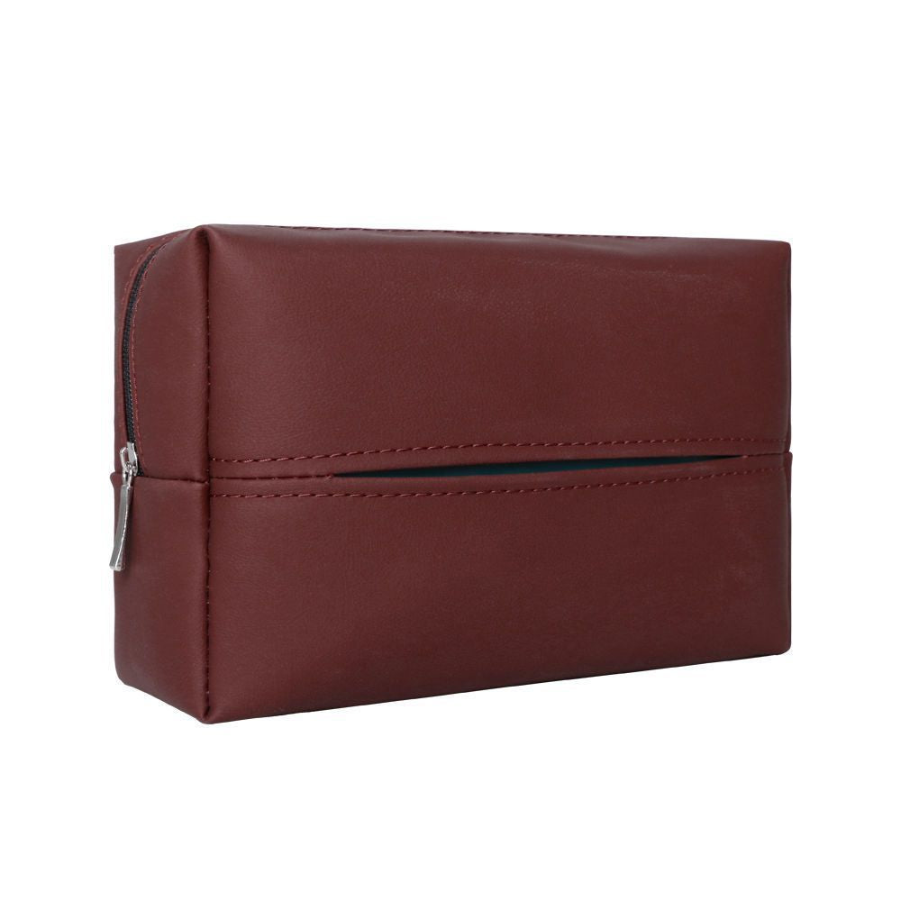 Car Tissue Box Suede Car Tissue Box Multifunctional Car Creative Hanging Bag Back Hanging Portable