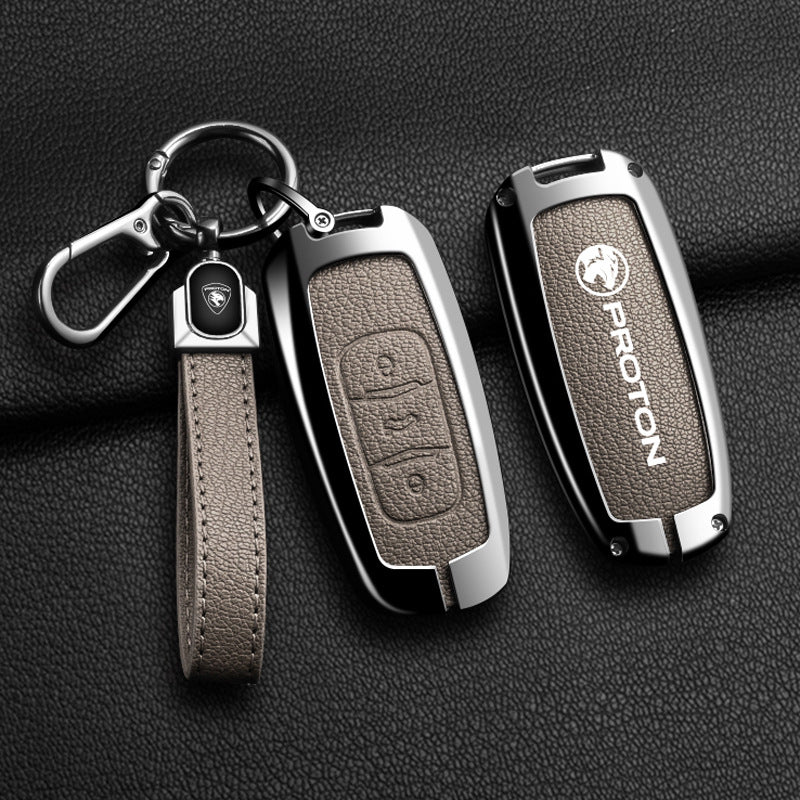 Suitable for Proton key set X50 car special high-end creative metal protection X70 key new bag buckle for men and women