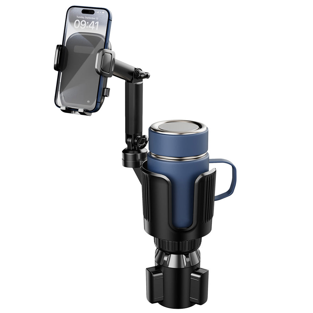 Car water cup holder multi-function central control two-in-one beverage cup holder kettle holder car mobile navigation