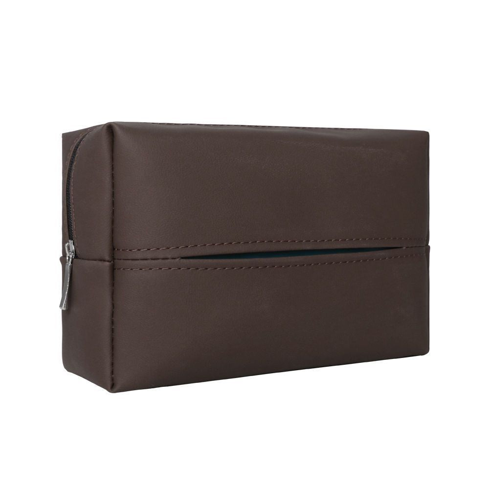 Car Tissue Box Suede Car Tissue Box Multifunctional Car Creative Hanging Bag Back Hanging Portable