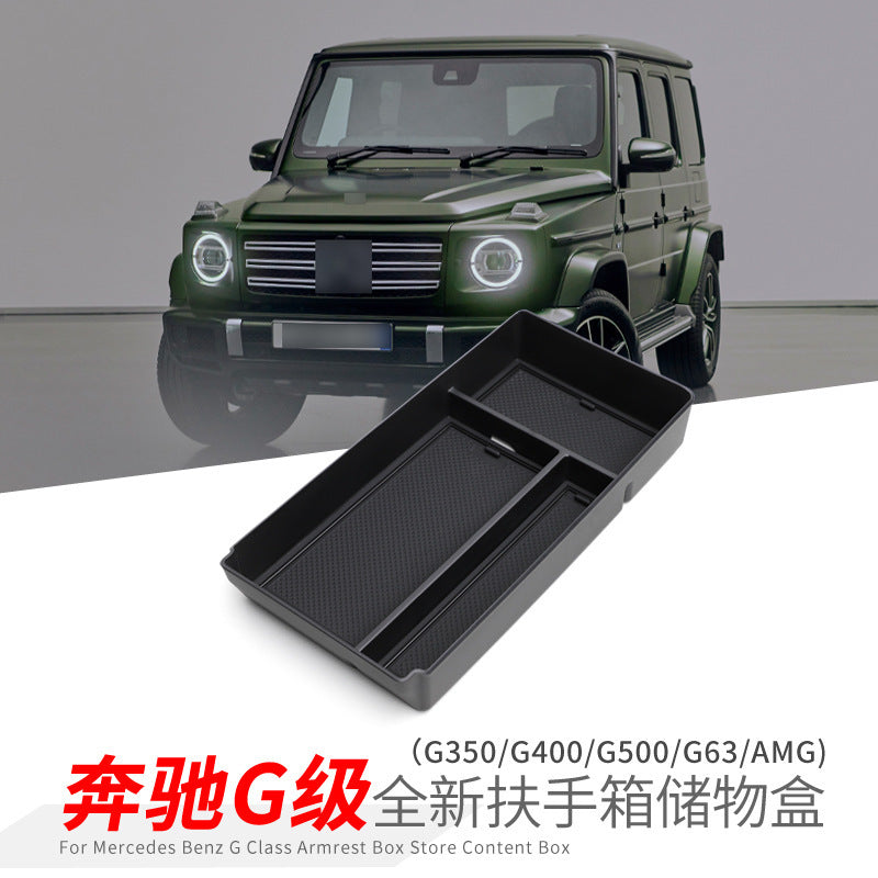 Suitable for 19-24 Mercedes-Benz G-Class Armrest Box Storage Box G500 G350 G63amg Modified Storage Box