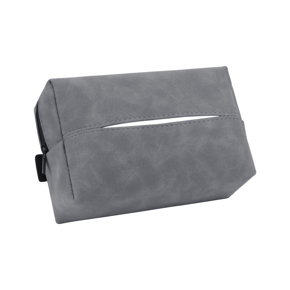 Car Tissue Box Suede Car Tissue Box Multifunctional Car Creative Hanging Bag Back Hanging Portable