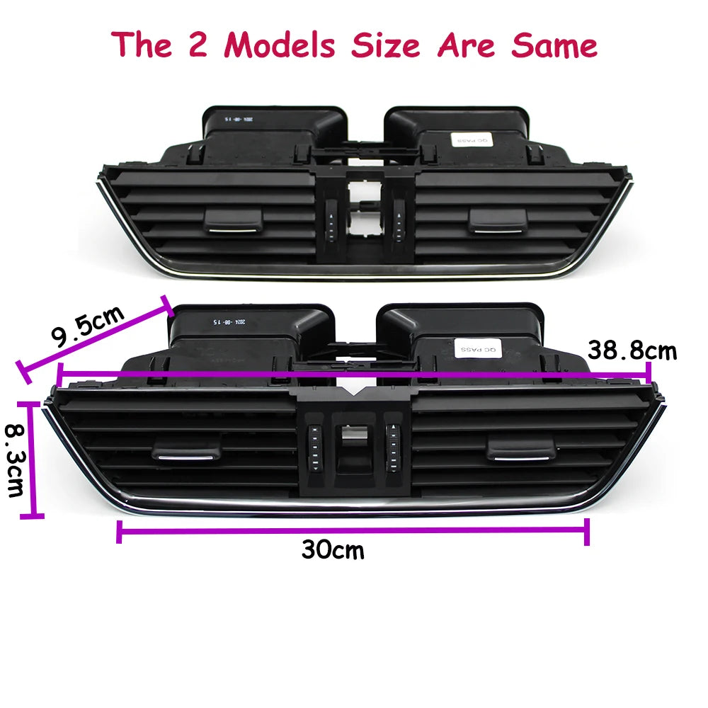 Octavia 2015-2021 Car Front Center Dashboard Air Conditioning AC Vent Grille Outlet Assembly For Skoda 5E0820951 5E0820951CZLL