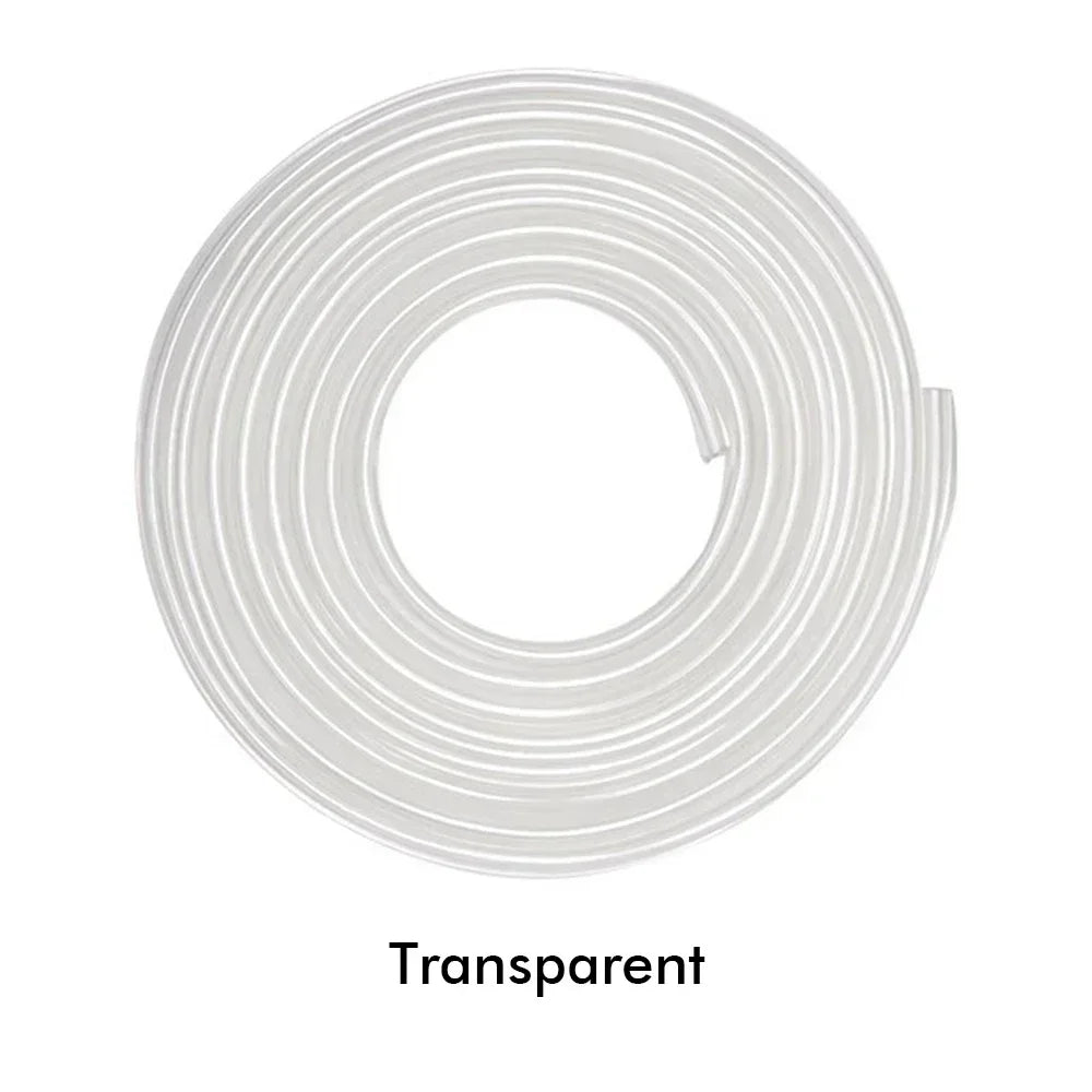 5M Car Door Protector Edge Scratch Auto Door Sealing Strips Transparent Anti-collision Protection PVC Strip for Cars Accessories