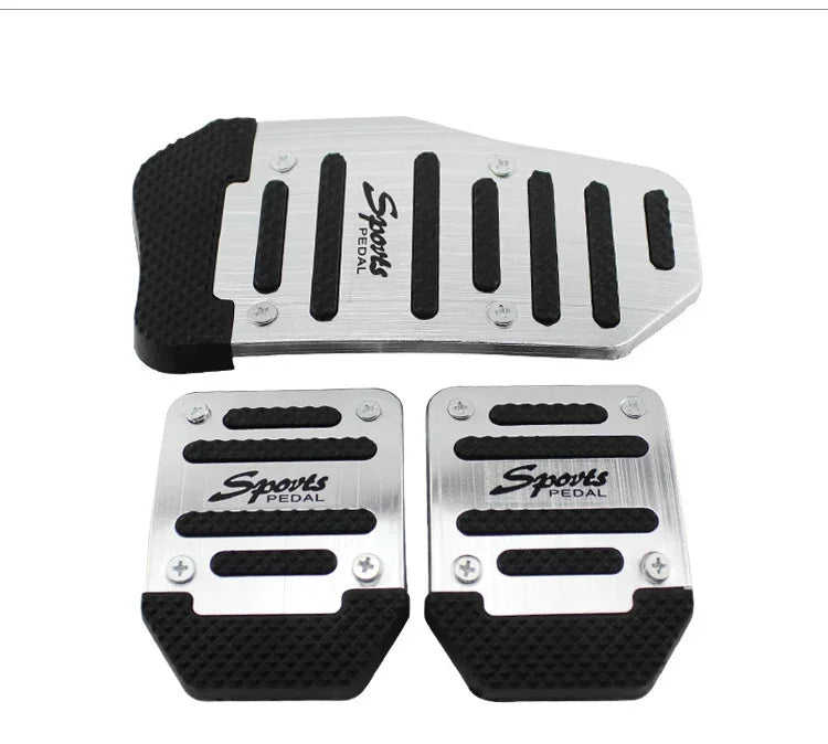 Automotive universal pedal cover acceleration brake anti slip tool upgraded red silver gray blue foot pads interior accessories