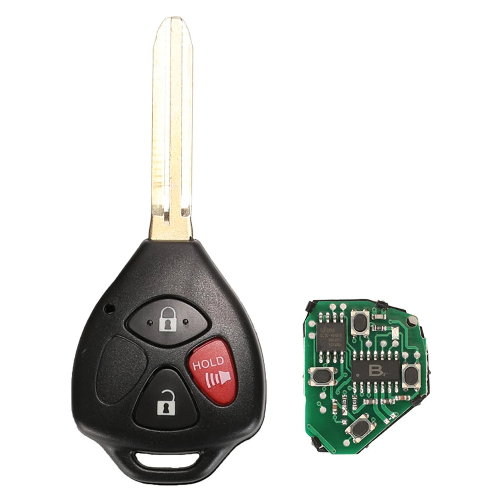 Clearance_jingyuqin HyQ12BBY 314.4 Mhz ID67 3/4 Buttons Car Remote Key for Toyota Camry Avalon Corolla Matrix RAV4 Yaris Venza t