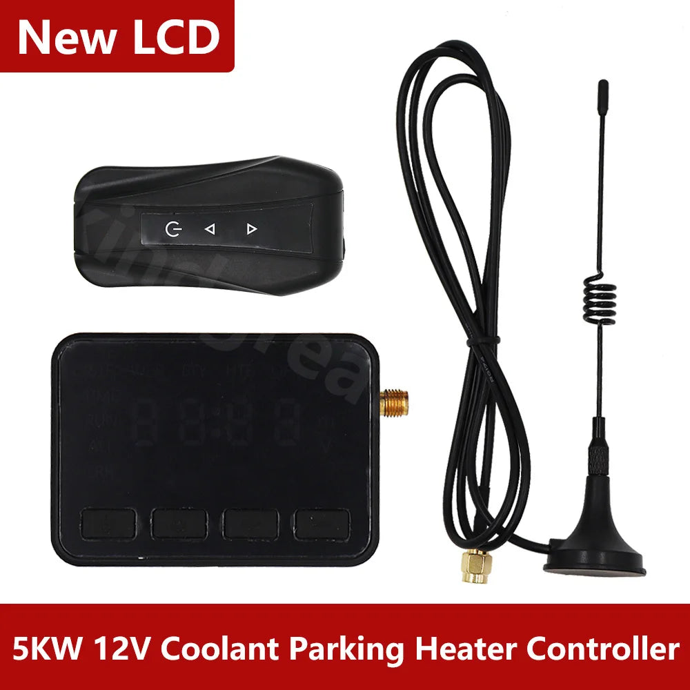 12V 5KW Coolant Parking Heater Controller LCD/GSM Phone Controller fit RV Boat Caravan Motorhome Car Hydronic Heater