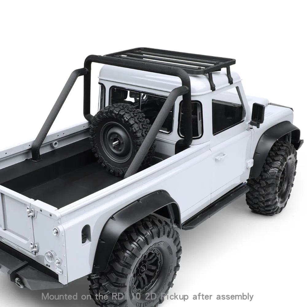 Pickup Truck Luggage Rack for 1/10 RC Crawler Car Traxxas RD110 2Doors Pickup Accessories