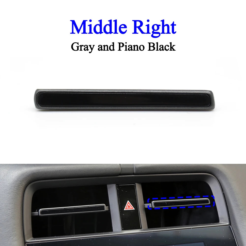 Car Accessories Front Air Ventilation Left Right Middle AC Air Vent Grille Outlet Trim Strip  For Porsche Taycan 9J1 2019-2024