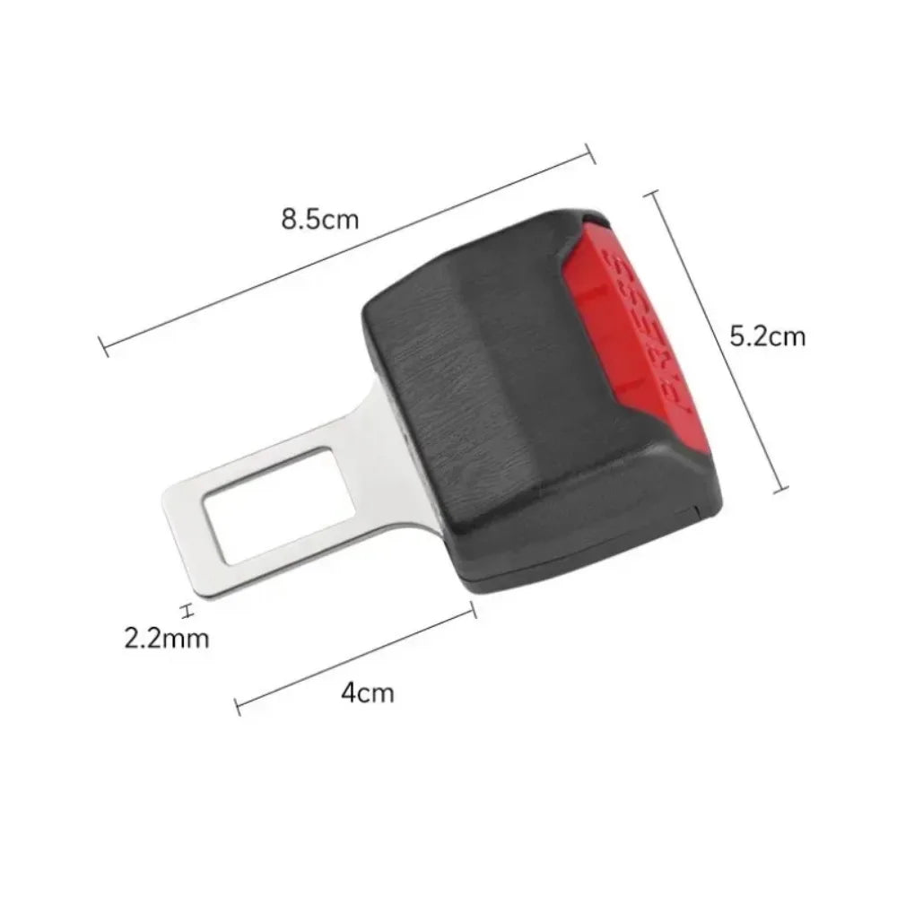 4PC Car Seat Belt Clip Extender Safety Seatbelt Lock Buckle Plug Thick Insert Socket Extender Safety Buckle Seat Belt Accessorie