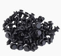 50 Pcs ABS Plastic Expansion Rivet Nut Buckle Clip Rivet Fastener Black Auto Parts Repair Tool Decoration Tool Car Accessories