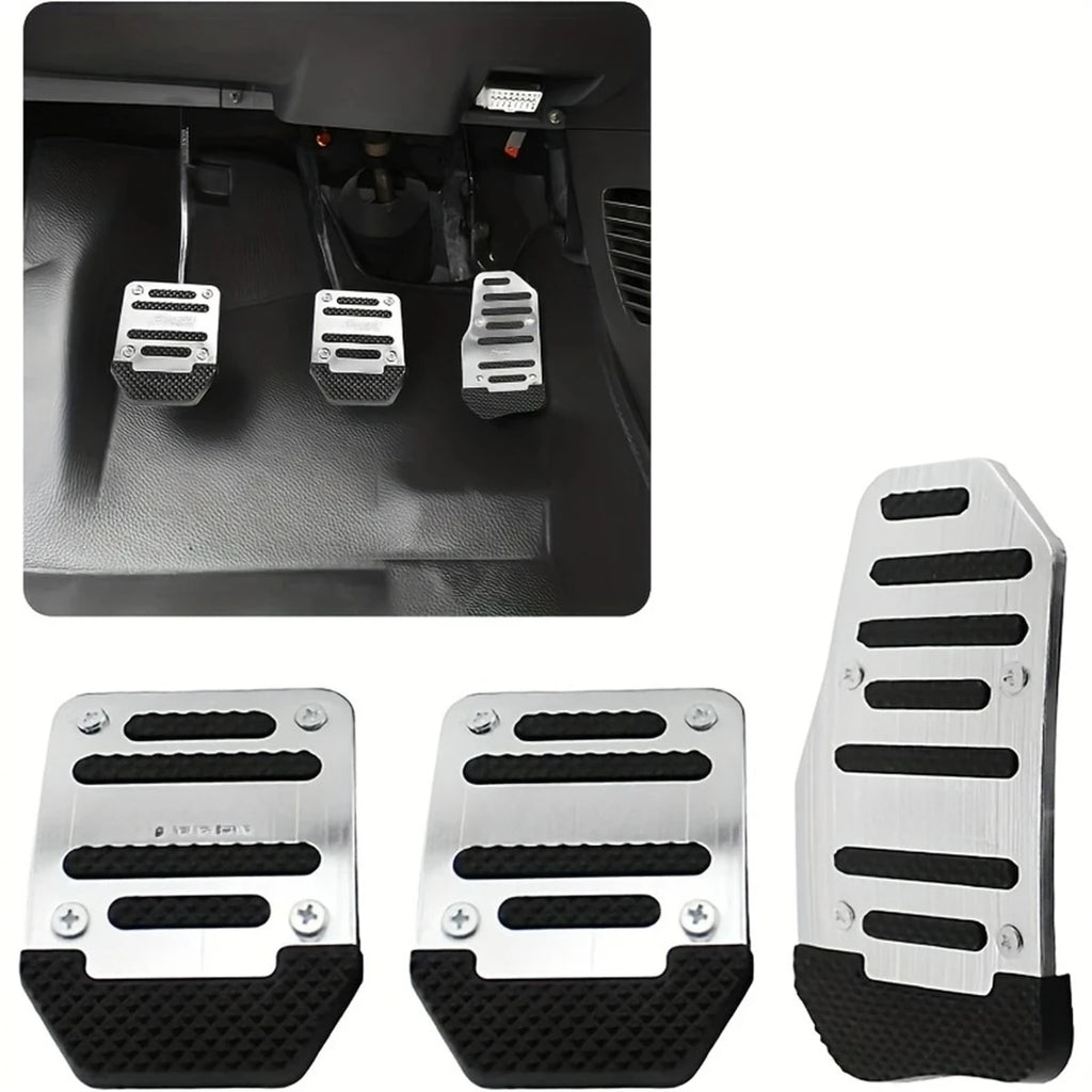 1set Car Pedal Protection Cover Car Brake Accelerator Pedal Manual Gear Pedal For Car Universal Pedal
