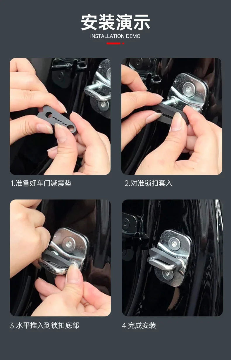 4PCS Shock Absorber Rubber For VW Audi Skoda Seat Car Door Lock Buffer Audi Skoda Seat Car Door Lock Buffe…Damping Seal Pad Dead