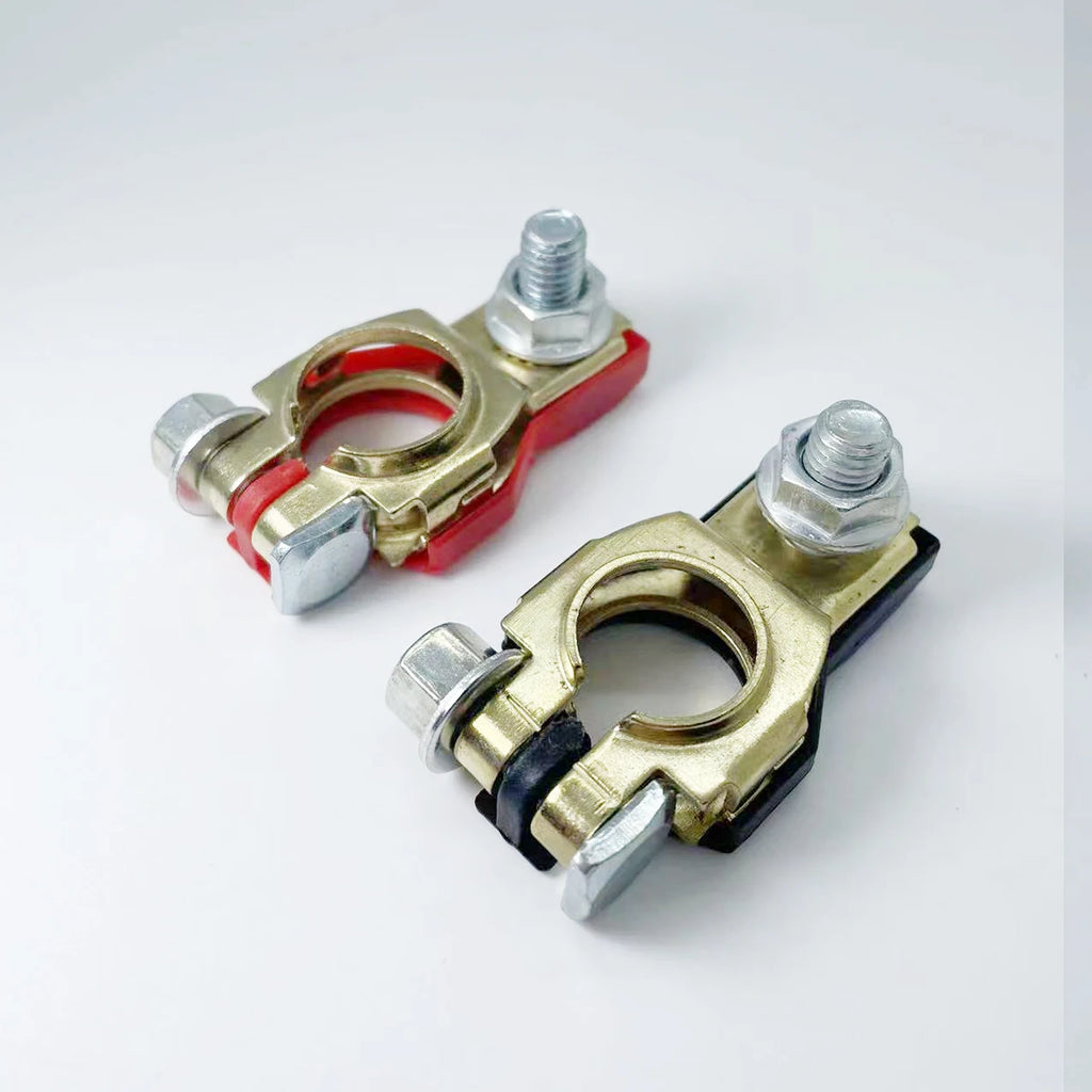 Car Cable Connector Battery Bornes Main Cable Post Clamp Terminal 12V 6V 24V UTV Tractor Truck Battery Terminal