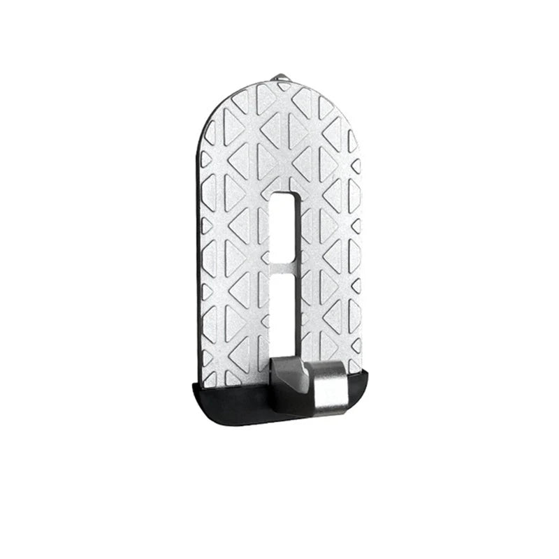 Foldable Car Roof Rack Step Car Door Step Universal Latch Hook Auxiliary Walking Car Foot Pedal Aluminium Alloy Safety Hammer