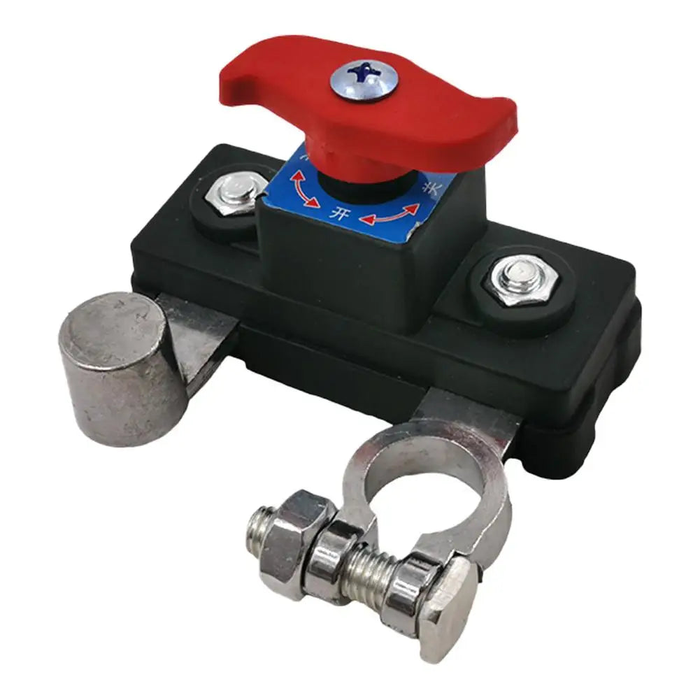 12V 24V Dual Voltage Battery Master Cut Off Switch Zinc Alloy Structure Negative Pole Disconnect for 16mm17mm Diameter Pile Head