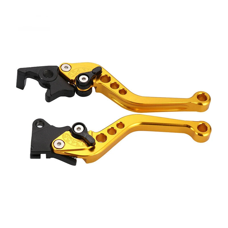 Universal Motorcycle Brake levers Motorcycle Front Disc Rear Drum Brake Accessories Modified Horn Adjustable Hand Lever GY6