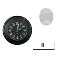 Aluminum Luminous Quartz Watch 22-25mm Motorcycle Scooter Bicycle Handlebar Mount Clock Time Display Clock Moto Accessories