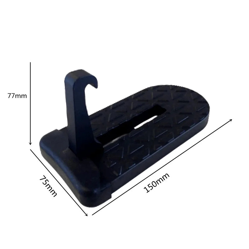 Auto Foldable Car Roof Rack Door Step Multifunction Universal Latch Hook Foot Pedal Aluminium Alloy Safety Accessories Kickstand
