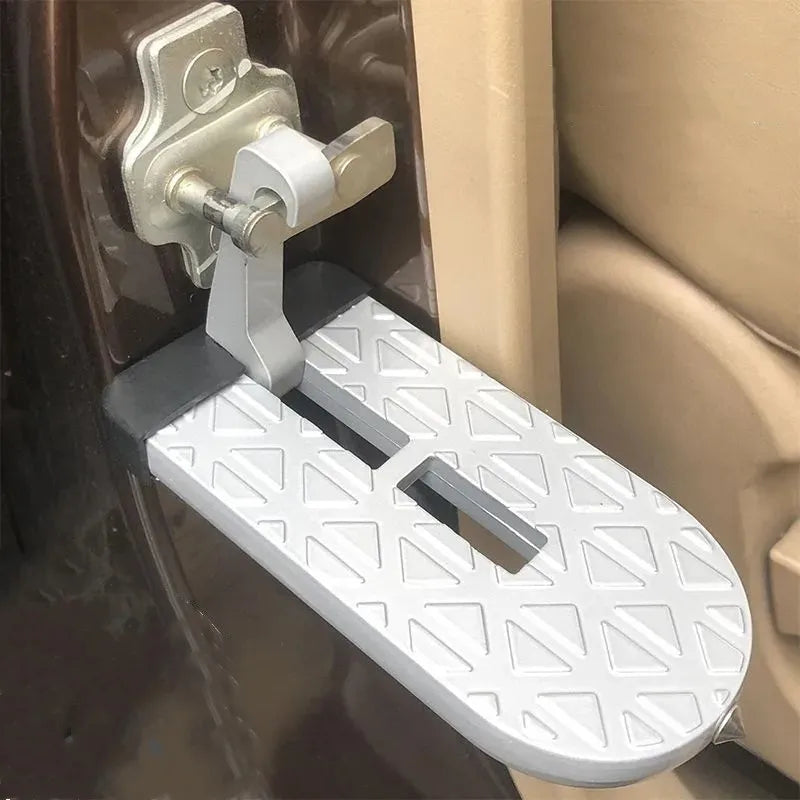 Auto Foldable Car Roof Rack Door Step Multifunction Universal Latch Hook Foot Pedal Aluminium Alloy Safety Accessories Kickstand