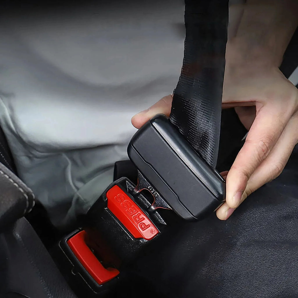 2 PCS Car Seat Belt Clip Extender Safety Seatbelt Lock Buckle Plug Thick Insert Socket Extender Safe