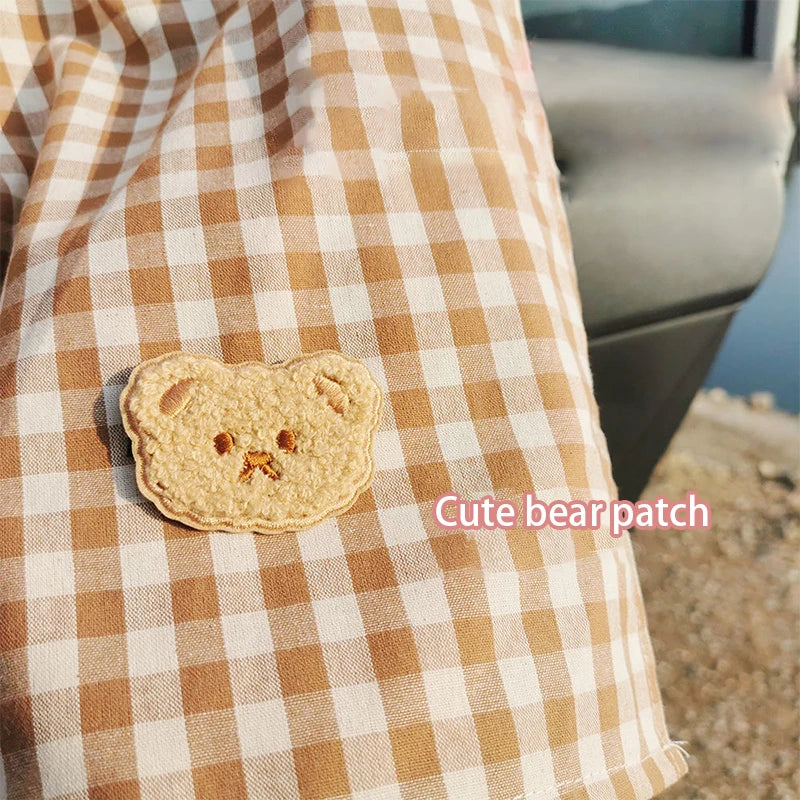 1pc Universal Car Sun Shade Curtains Cute Cartoon Bear Car Styling Rear Side Window Windshield Sunshade Protect Window Curtains