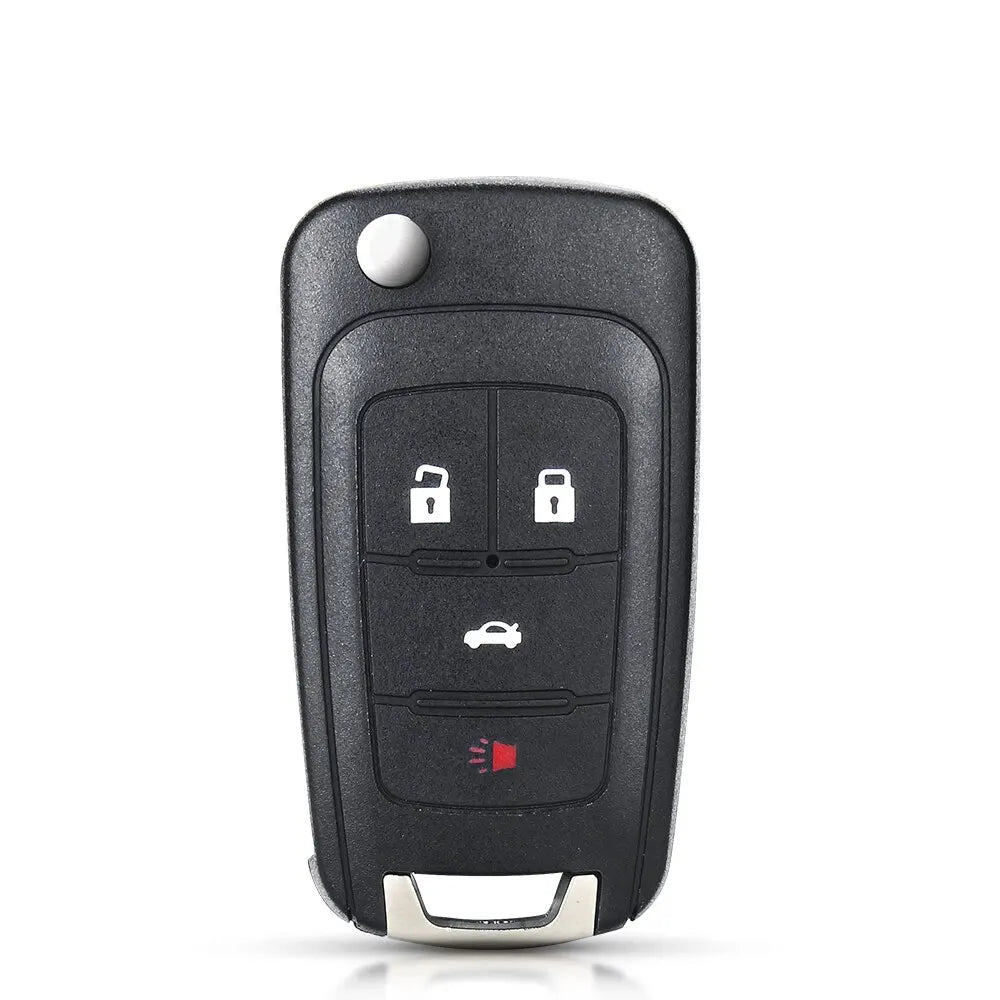 KEYYOU Flip Folding Remote Car Key Shell For Chevrolet Cruze Epica Lova Camaro Impala