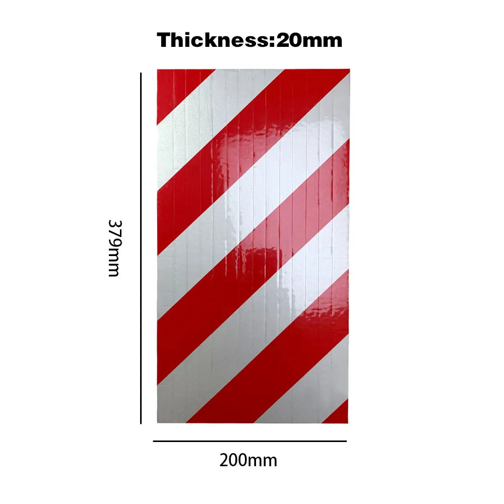 Car Foam Warning Signs Bumper Cylinder Garage Wall Protector Foam Edge Corner Cars Anti-collision Sticker Protecting Wall Corner