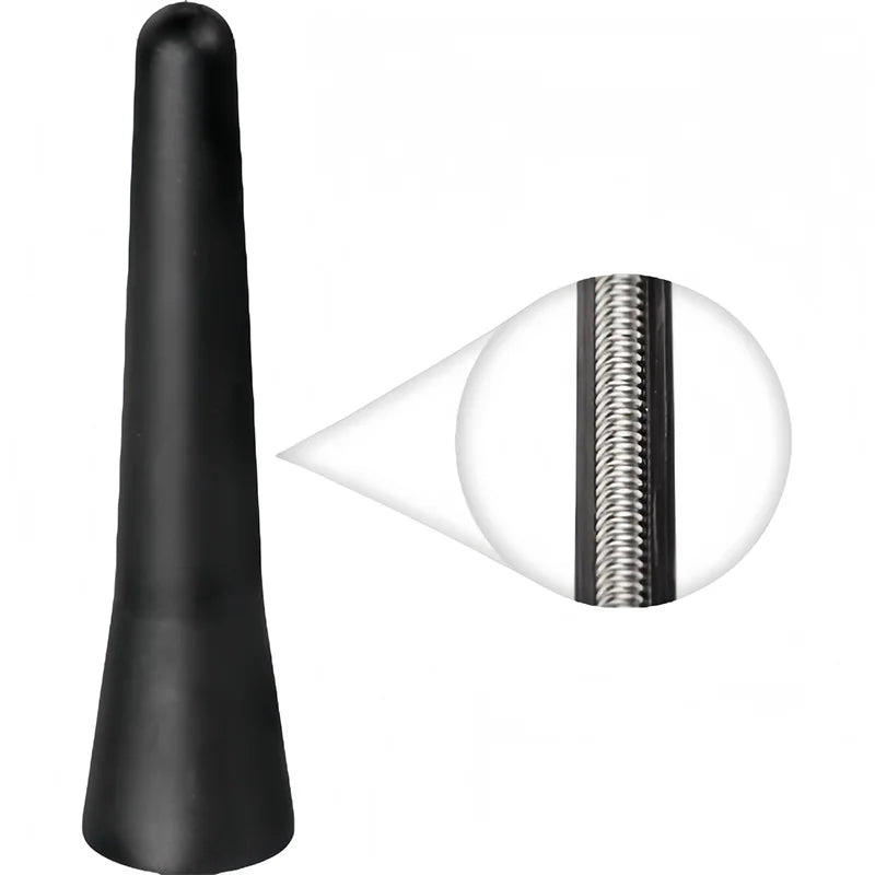 Car Short Antenna Replacement Universal Black Radio Antenna with Adapter Screws for Mini Cooper & Most Cars