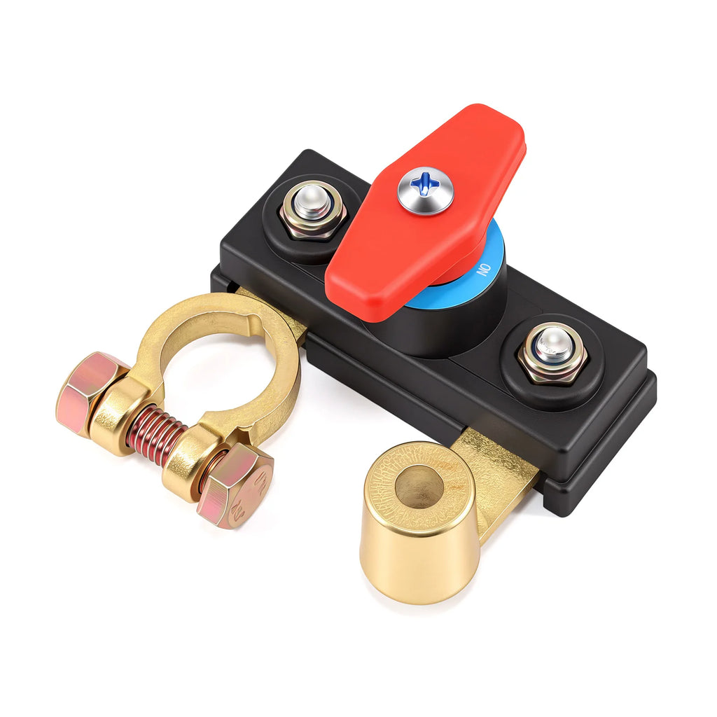 Car Battery Cut Off Switch Disconnect Can Rotate Disconnect Switch Anti-Power Off Leakage Circuit Breaker For 12V 24V Car