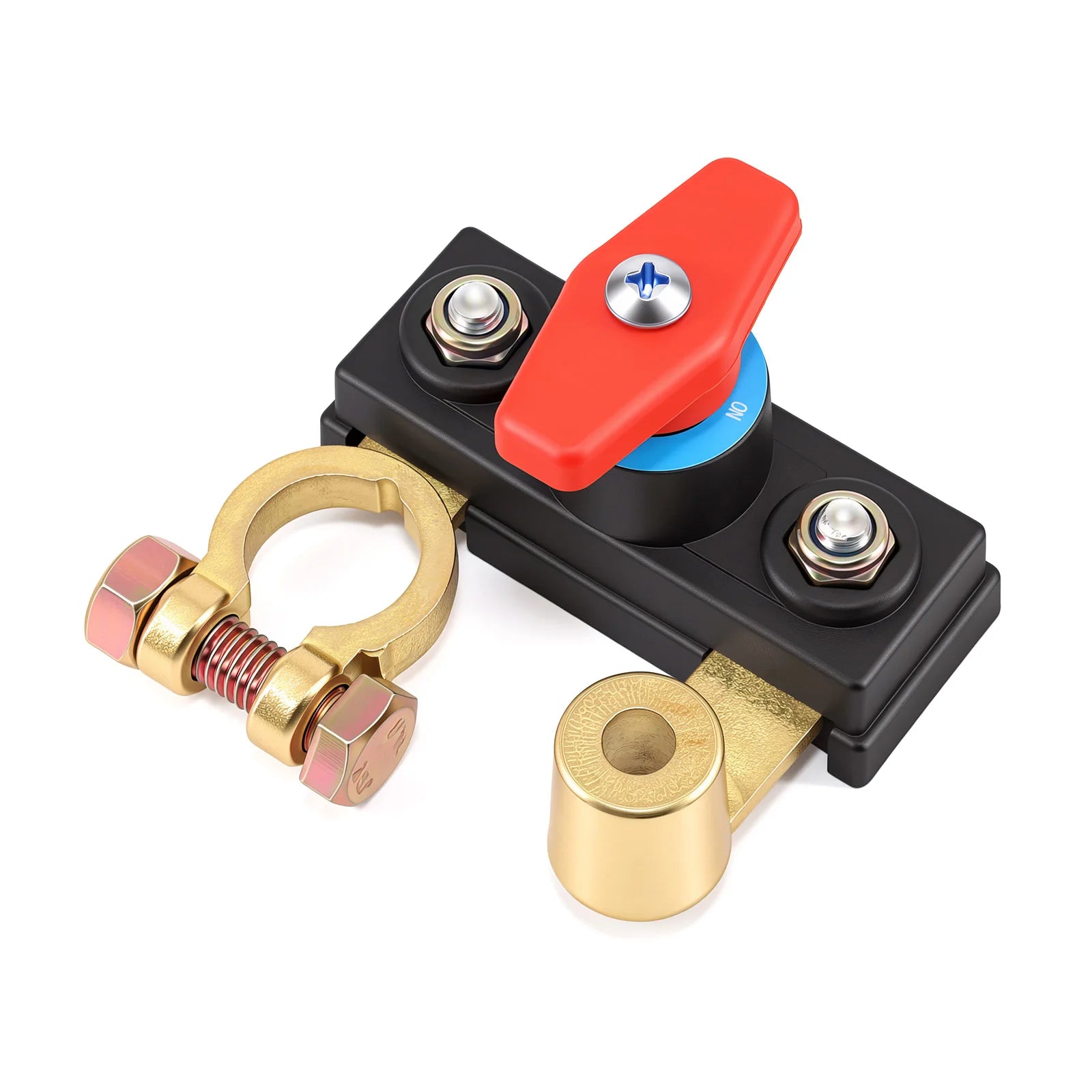 Car Battery Cut Off Switch Disconnect Can Rotate Disconnect Switch Anti-Power Off Leakage Circuit Breaker For 12V 24V Car