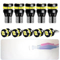Canbus T10 W5W LED Small Bulbs with Ultra Powerful Bright 3014 24Chipsets 360Degree Lightings for Car Turn Signals