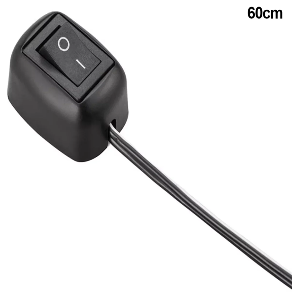 Universal Car Switch Paste Type Toggle Switch with Cable 60cm/100cm DC 12V for Fog Ring Drive Lights Neon Lights Mini Button