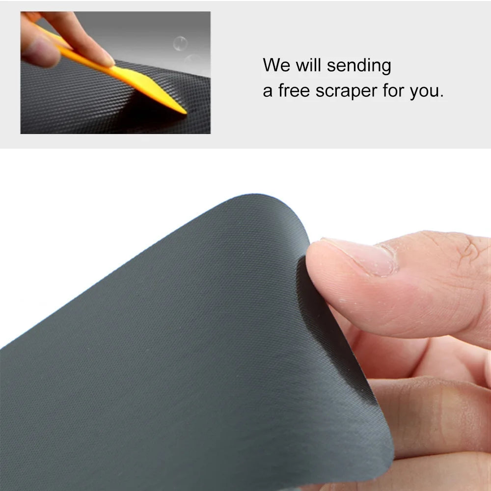 Car door anti-kick protection sticker anti-scratch film car rear bumper trim car trunk threshold 3D carbon fiber stripe sticker