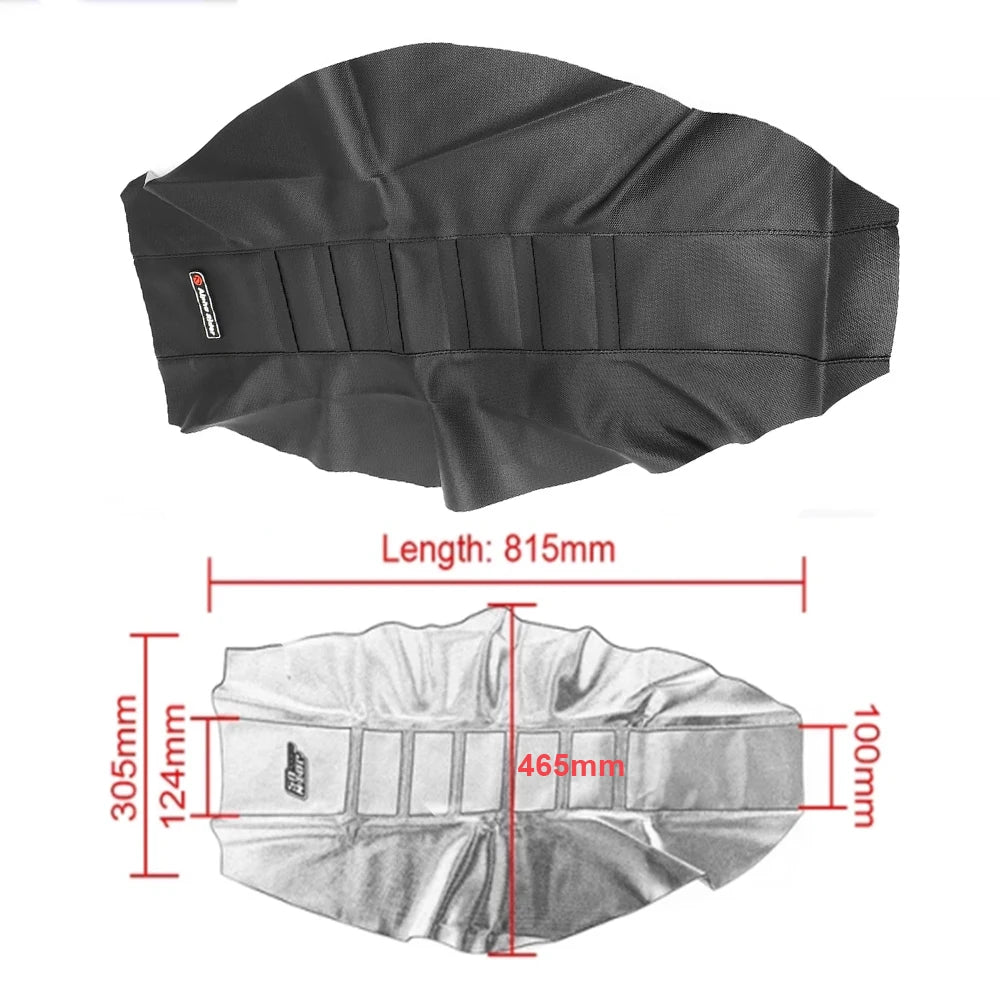 Universal Gripper Seat Cover PVC Soft Stretchy Non-slip For Honda Yamaha Suzuki Kawaski Dirt Bike Off Road Motocross Motorcycle